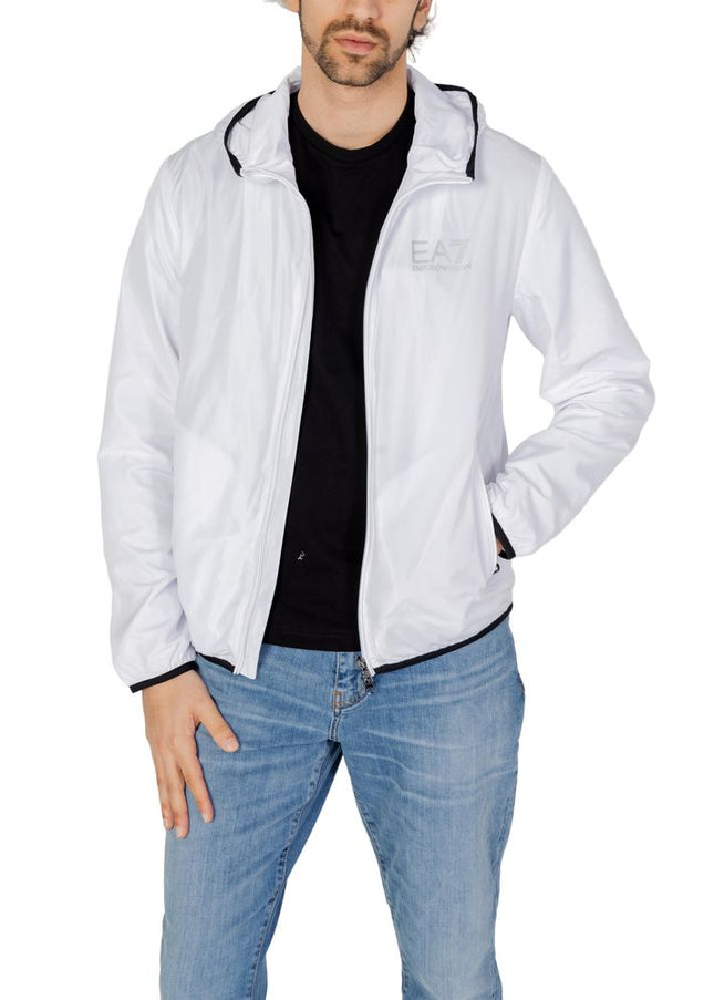 EA7 Emporio Armani White Polyester Jacket