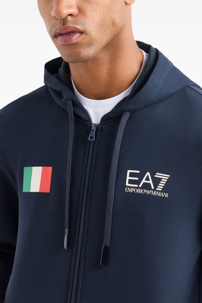 Ea7 Sweaters Blue