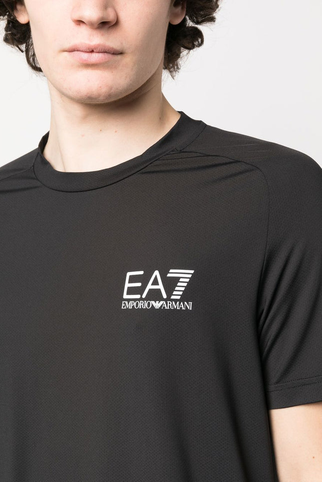 Ea7 T-Shirts And Polos Black