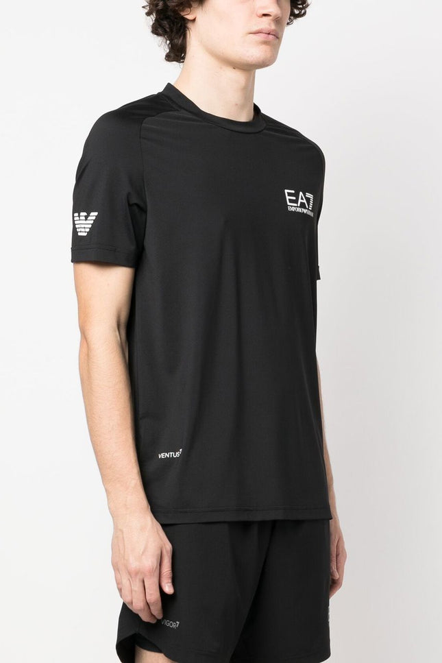 Ea7 T-Shirts And Polos Black