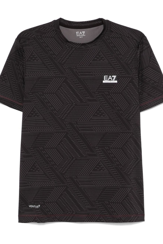 EA7 T-shirts and Polos Brown