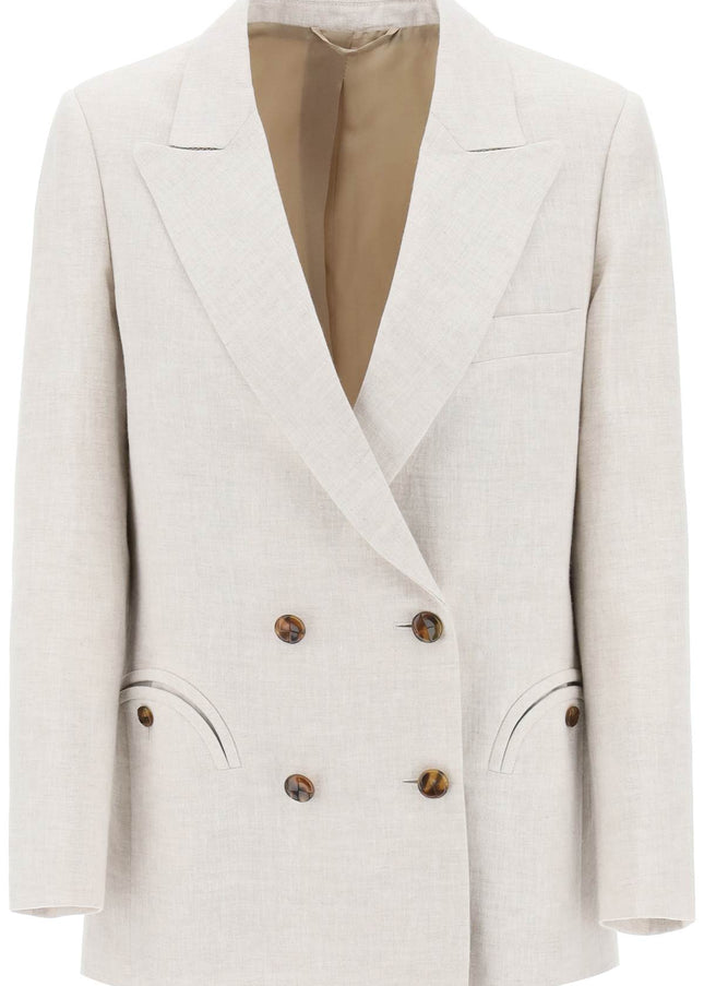 Blaze Milano everyday mid-day sun double-breasted blazer