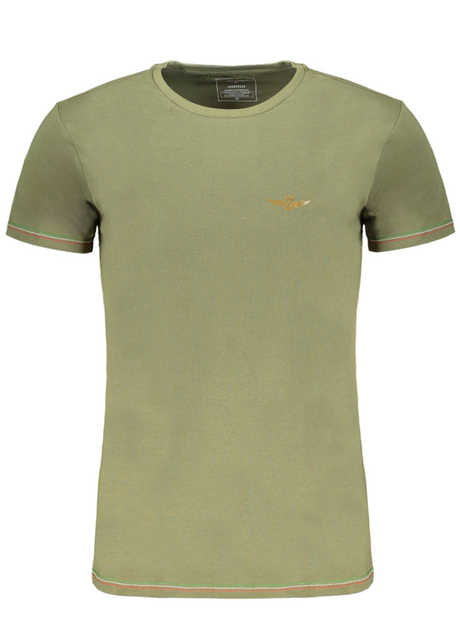 ERONAUTICA MILITARE GREEN MEN'S SHORT SLEEVED T-SHIRT-0