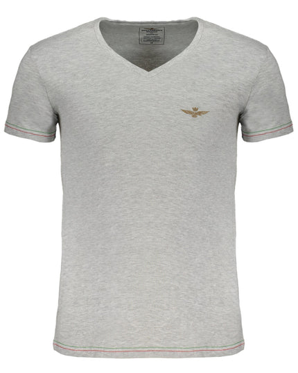 ERONAUTICA MILITARE MEN'S GRAY SHORT SLEEVE T-SHIRT-0