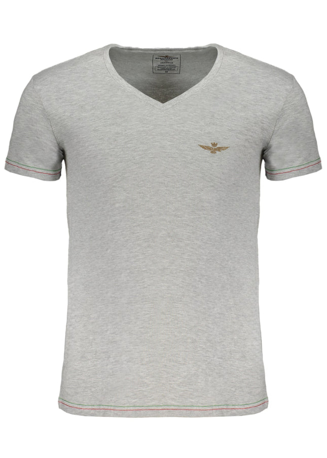 ERONAUTICA MILITARE MEN'S GRAY SHORT SLEEVE T-SHIRT-0