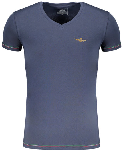 ERONAUTICA MILITARE MEN'S SHORT SLEEVED T-SHIRT BLUE-0