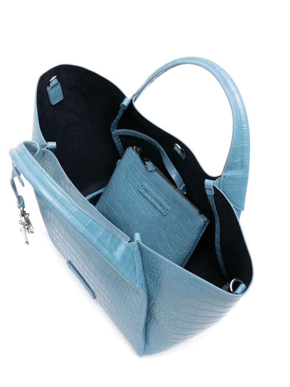 E.ARMANI EXCLUSIVE PRE Bags.. Clear Blue