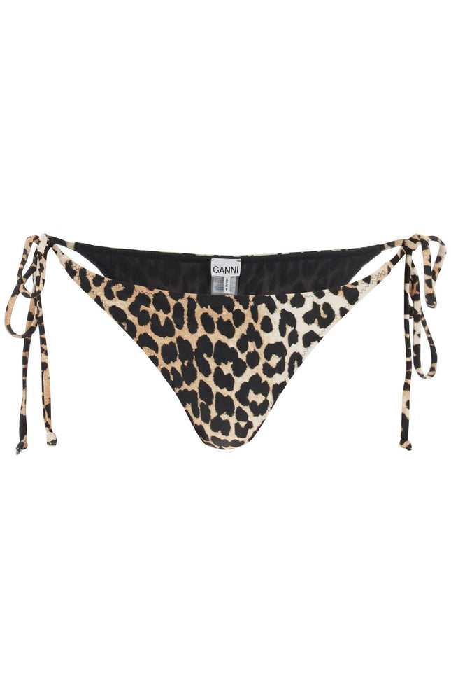 Econyl Bikini Bottom-women > clothing > beachwear > bikinis-Ganni-36-Nero-Urbanheer