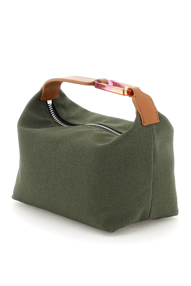 Eera cotton canvas moonbag-women > bags > general > handbags-Eéra-os-Green-Urbanheer