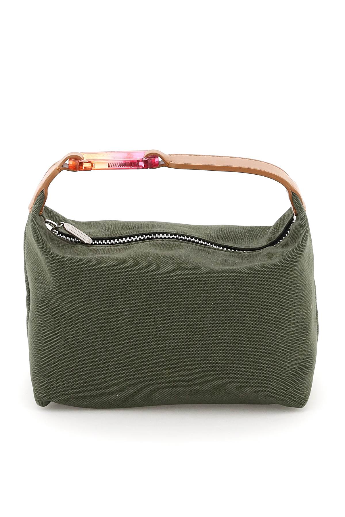 Eera cotton canvas moonbag-women > bags > general > handbags-Eéra-os-Green-Urbanheer