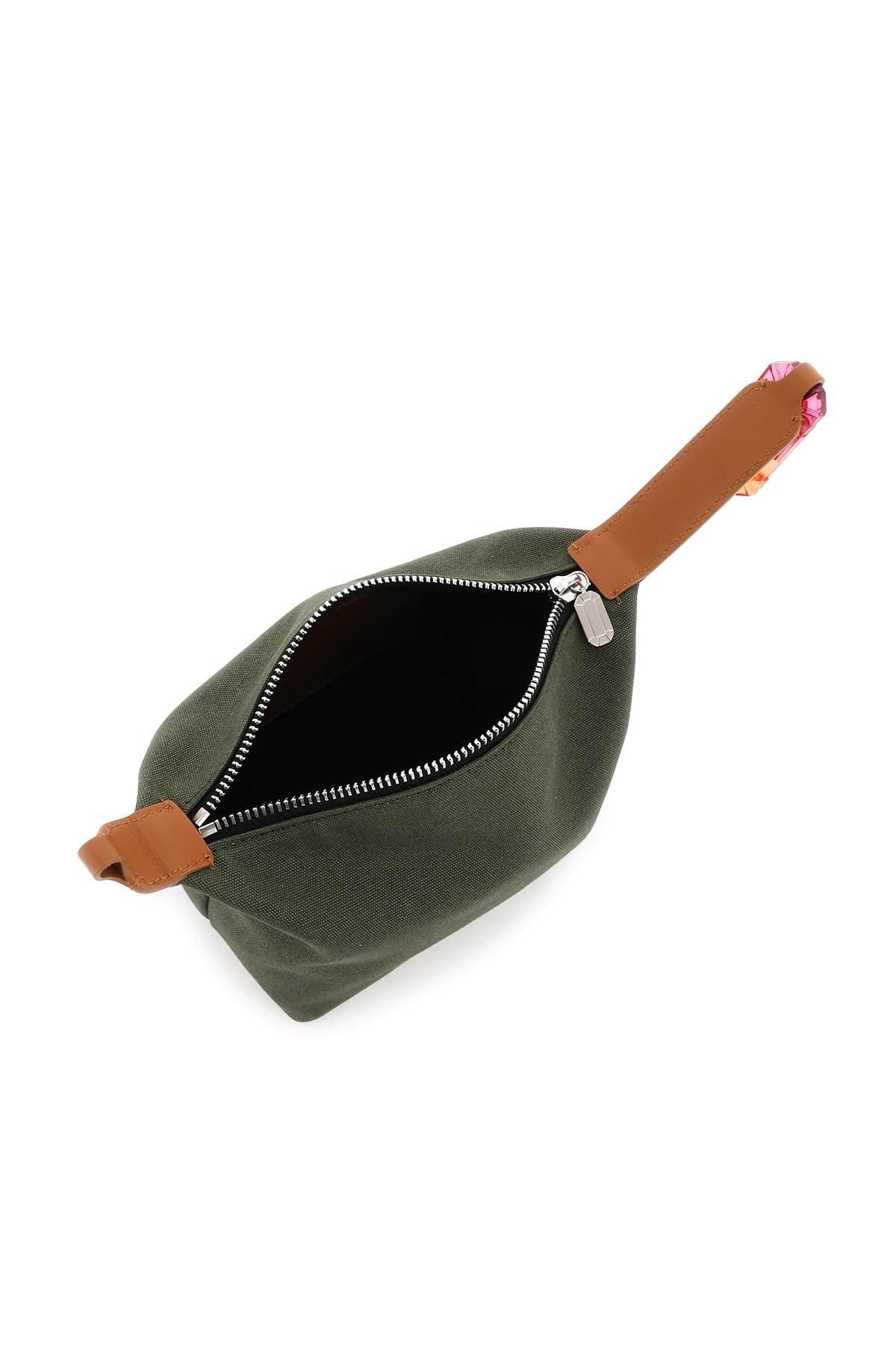 Eera cotton canvas moonbag - Green-bags-Eéra-os-Urbanheer