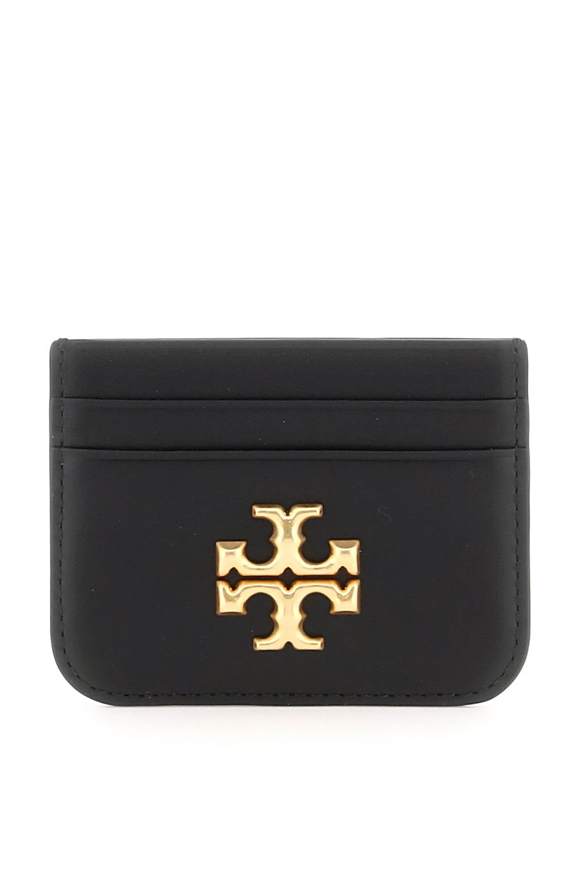 'Eleanor' Cardholder-women > accessories > wallets and small leather goods > card holders-Tory Burch-os-Nero-Urbanheer