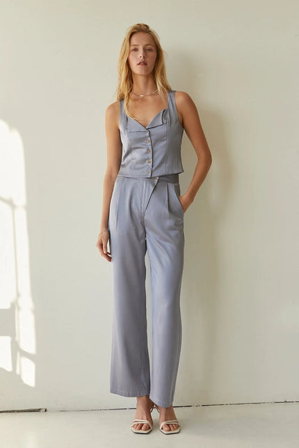 Elizabeth Satin Twill Pants