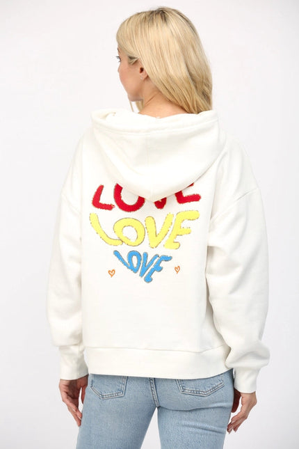 Emb Hoodie Sweatshirt