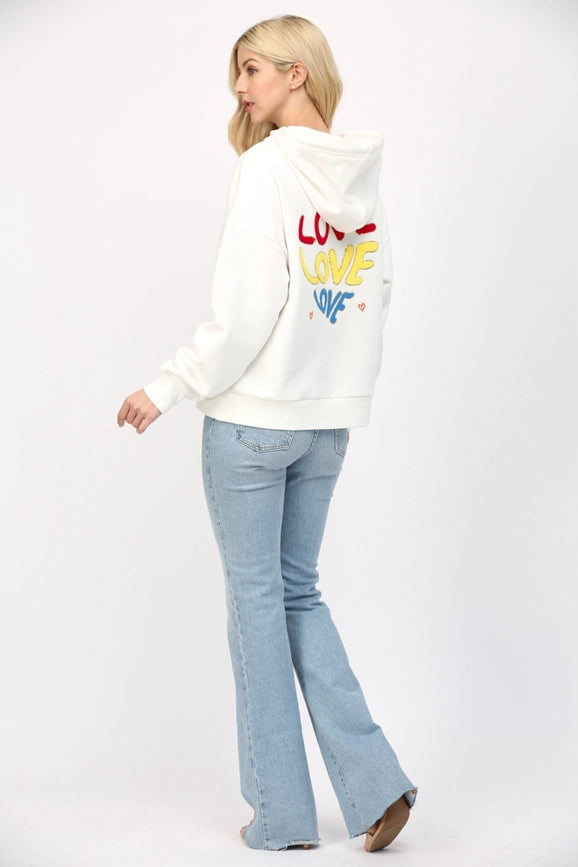 Emb Hoodie Sweatshirt