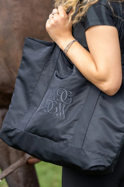 Embroidered Bag Black