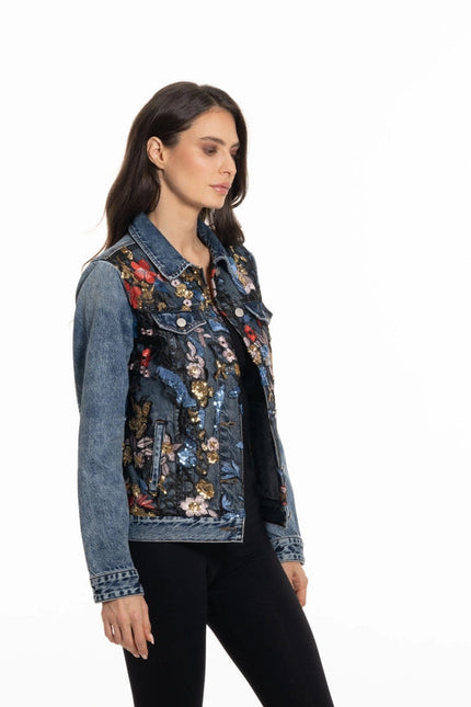 Embroidered Denim Jacket