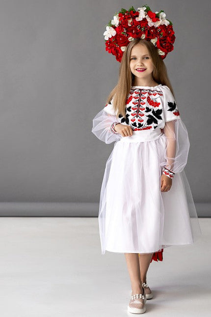 Embroidered Dress For Girl Kalina