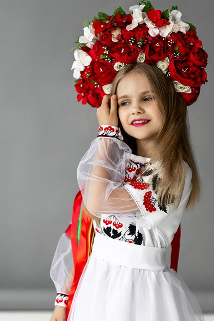 Embroidered Dress For Girl Kalina