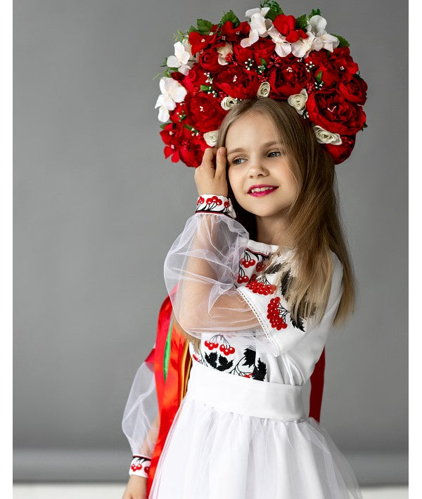 Embroidered Dress For Girl Kalina