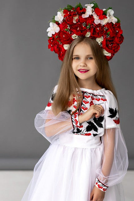 Embroidered Dress For Girl Kalina