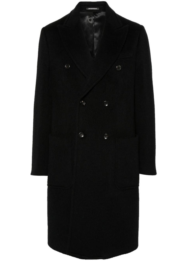 Emporio Armani Coats Black