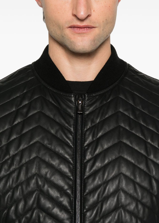 Emporio Armani Coats Black