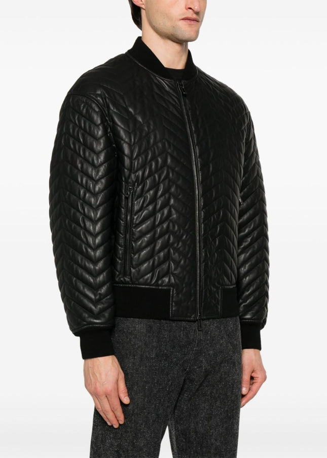 Emporio Armani Coats Black