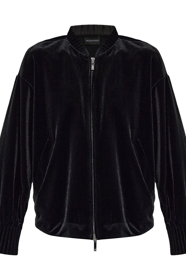 Emporio Armani Coats Black