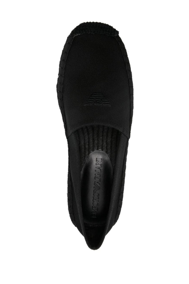 Emporio Armani Flat Shoes Black