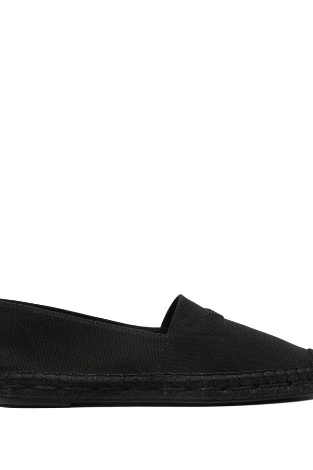 Emporio Armani Flat Shoes Black