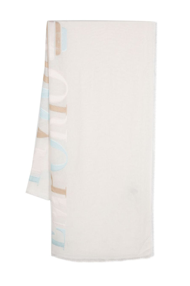 Emporio Armani Scarfs White