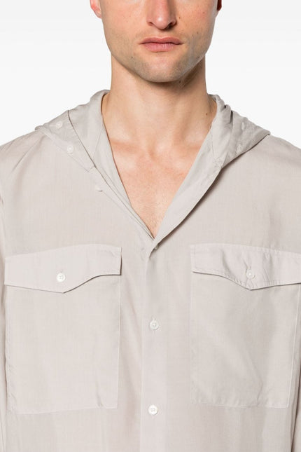 Emporio Armani Shirts Dove Grey