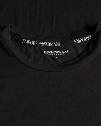 Emporio Armani T-shirts and Polos Black