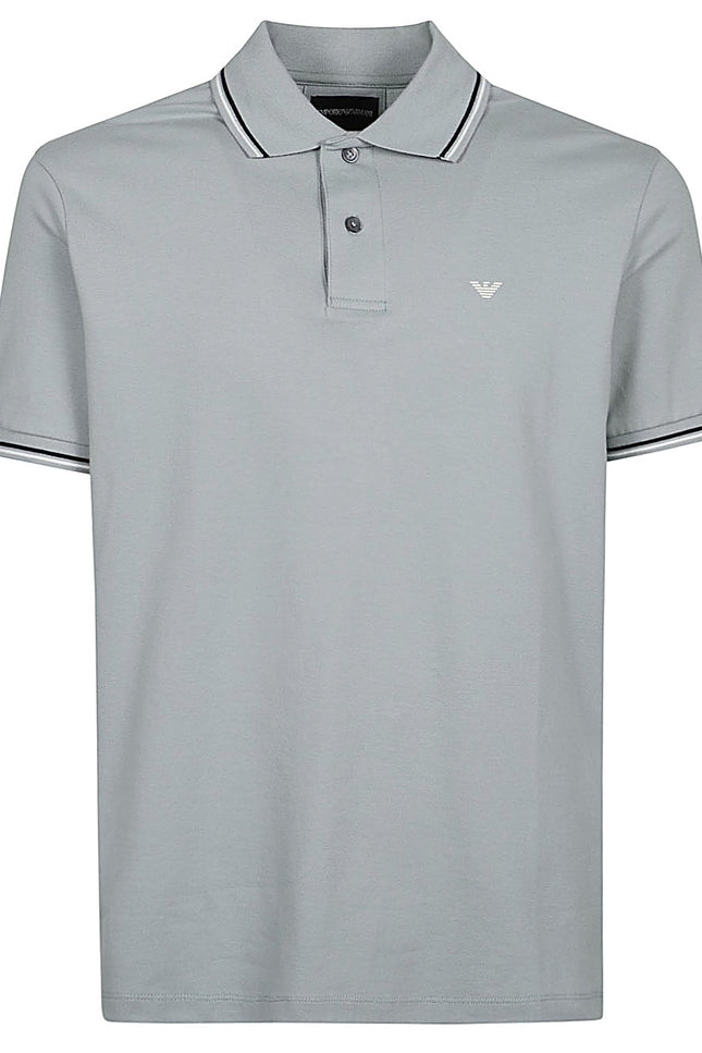 Emporio Armani T-shirts and Polos Clear Blue