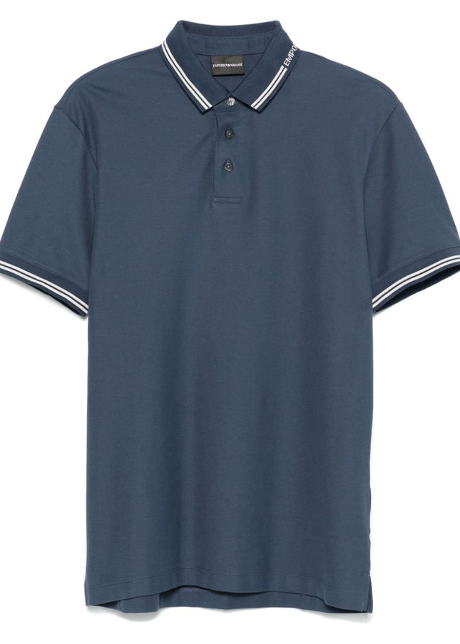 Emporio Armani T-shirts and Polos Clear Blue