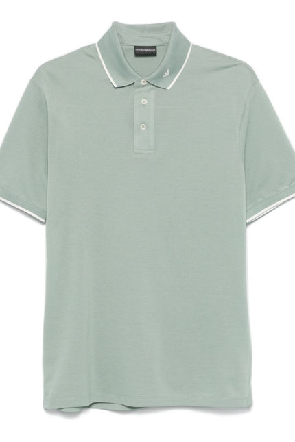 Emporio Armani T-shirts and Polos Clear Blue