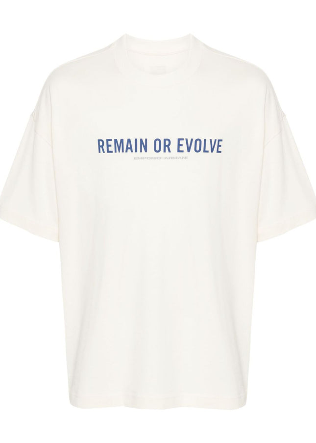 Emporio Armani T-shirts and Polos White