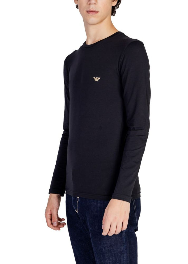 Emporio Armani Underwear Black Cotton Shirt