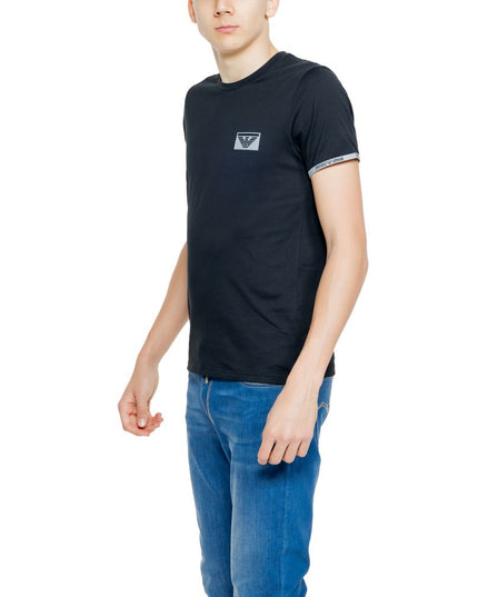 Emporio Armani Underwear Black Cotton T-Shirt