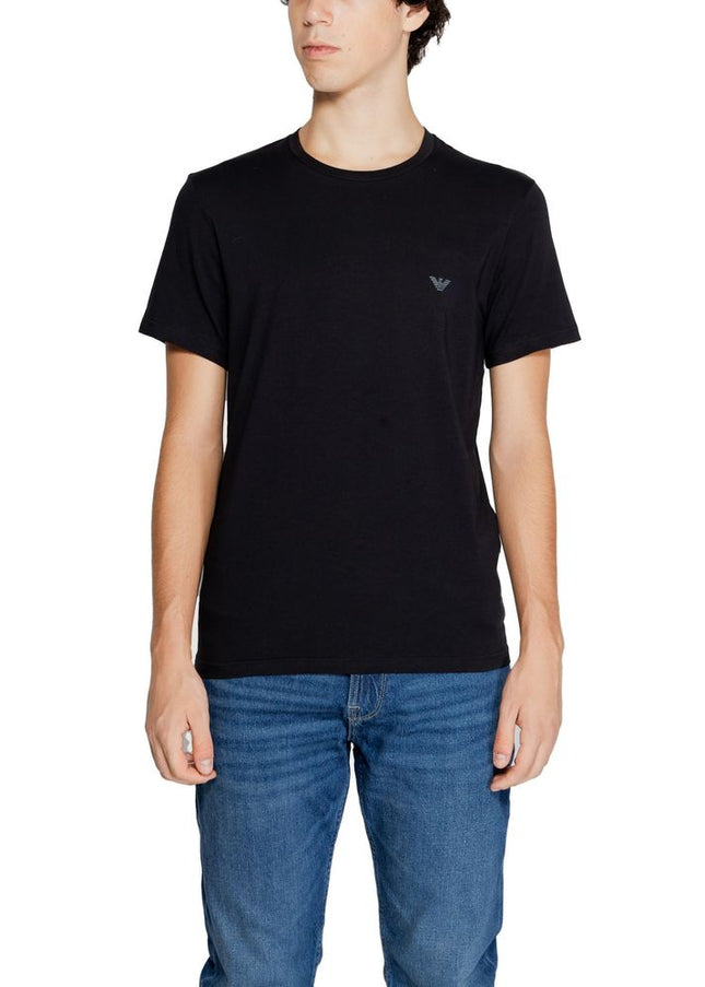 Emporio Armani Underwear Black Cotton T-Shirt