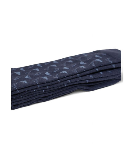 Emporio Armani Underwear Blue Cotton Sock