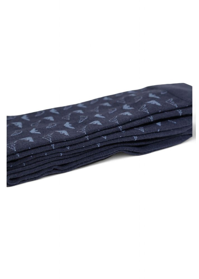 Emporio Armani Underwear Blue Cotton Sock