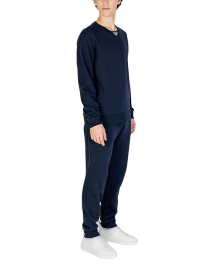 Emporio Armani Underwear Blue Cotton Sweatsuit