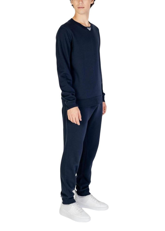 Emporio Armani Underwear Blue Cotton Sweatsuit