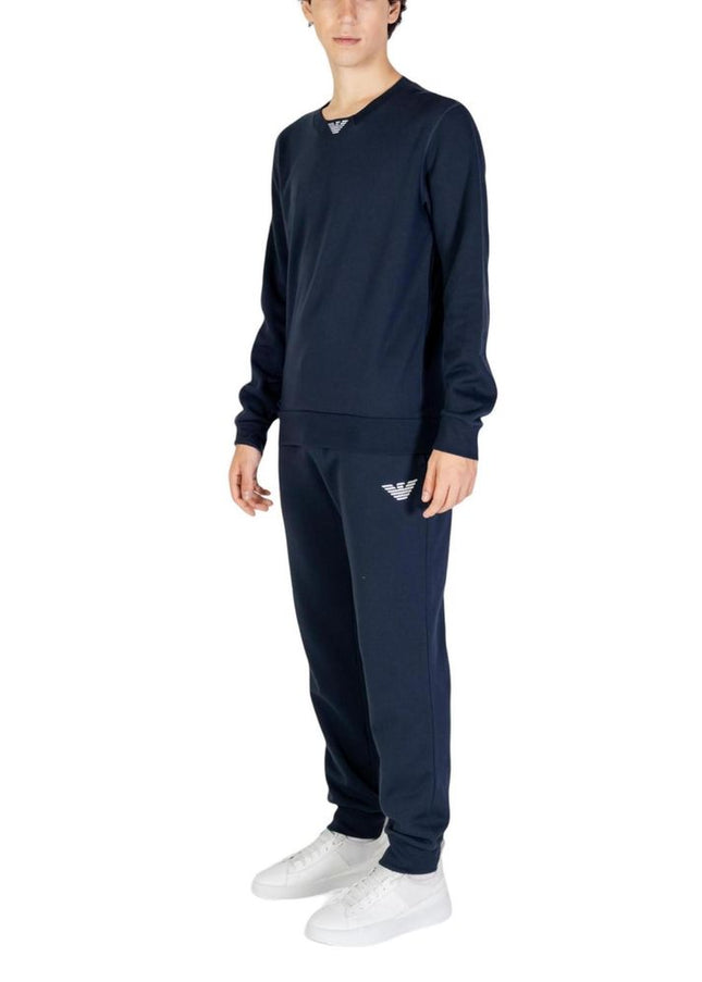 Emporio Armani Underwear Blue Cotton Sweatsuit