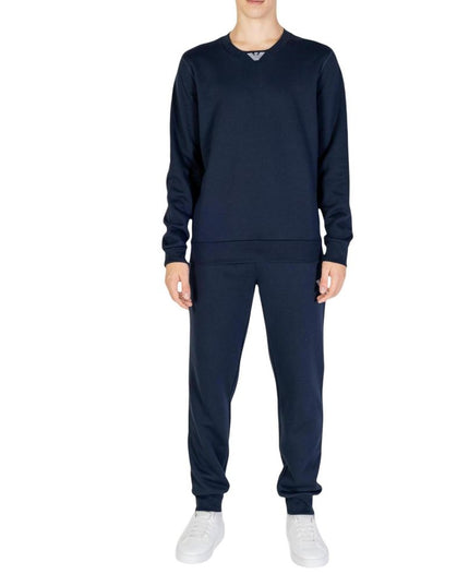 Emporio Armani Underwear Blue Cotton Sweatsuit