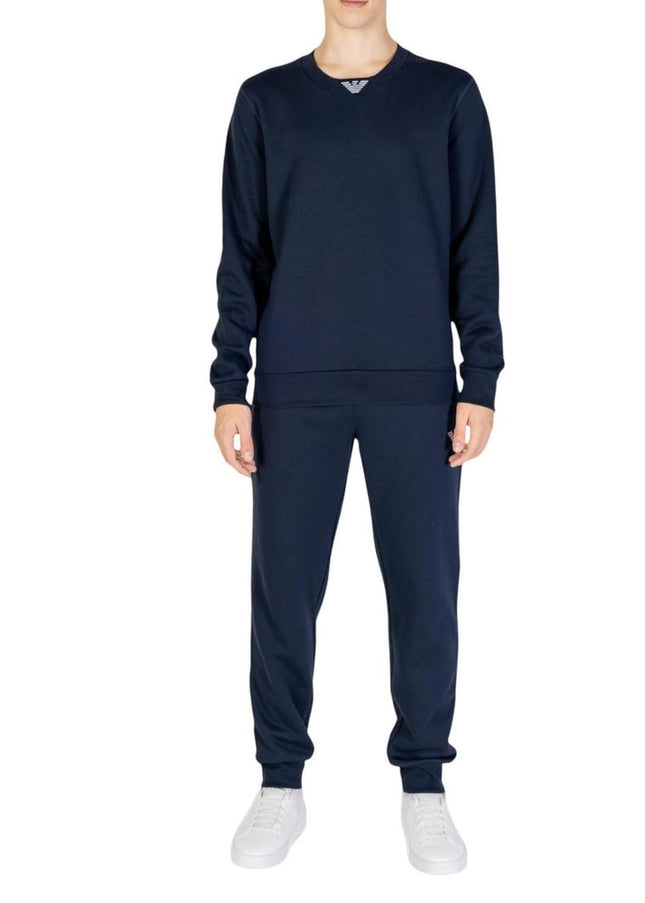 Emporio Armani Underwear Blue Cotton Sweatsuit