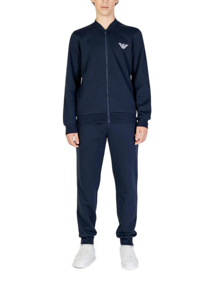 Emporio Armani Underwear Blue Cotton Sweatsuit