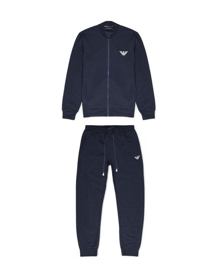 Emporio Armani Underwear Blue Cotton Sweatsuit